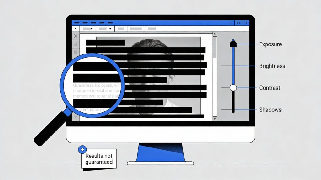 Techniques to Uncover Hidden Text in Screenshots