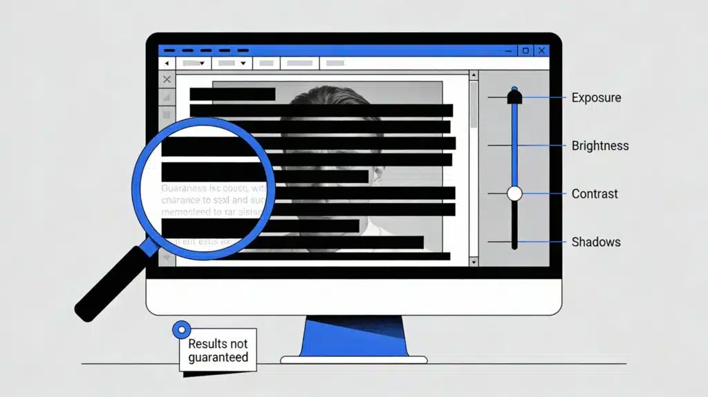 Techniques to Uncover Hidden Text in Screenshots