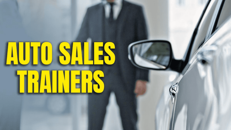 auto sales trainers