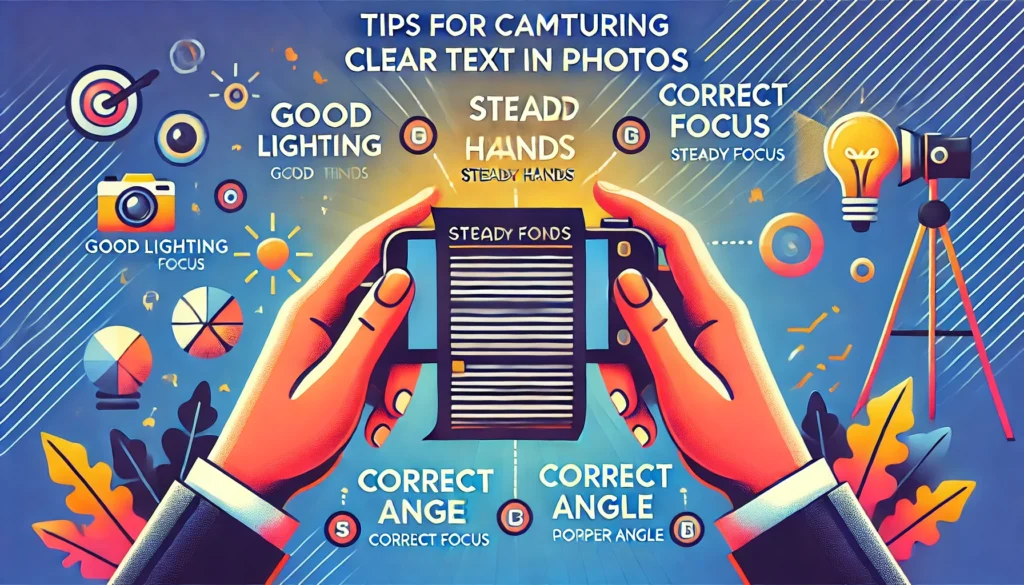 Tips for Capturing Clear Text in Photos