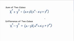 Read more about the article How to Break Down a Cubic Difference or Sum It