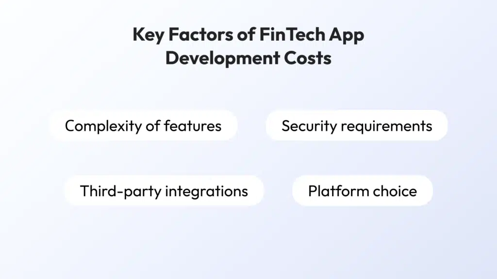 Key Factors That Influence FinTech App Development Costs 
