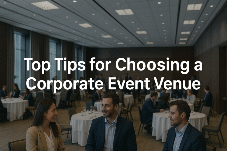 Top Tips for Choosing the Ideal Corporate Event Venue Expert Guide