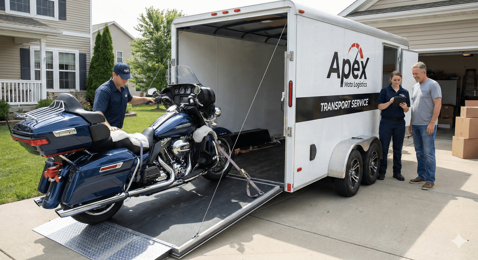 How Professional Services Make Motorcycle Shipping Seamless