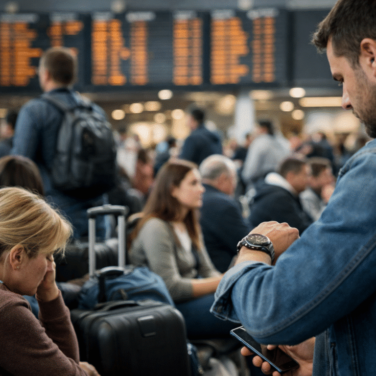 Flight Delayed Due to Airport Congestion