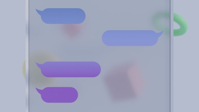 Abstract illustration of AI chat bubbles representing a multi-model chatbot app