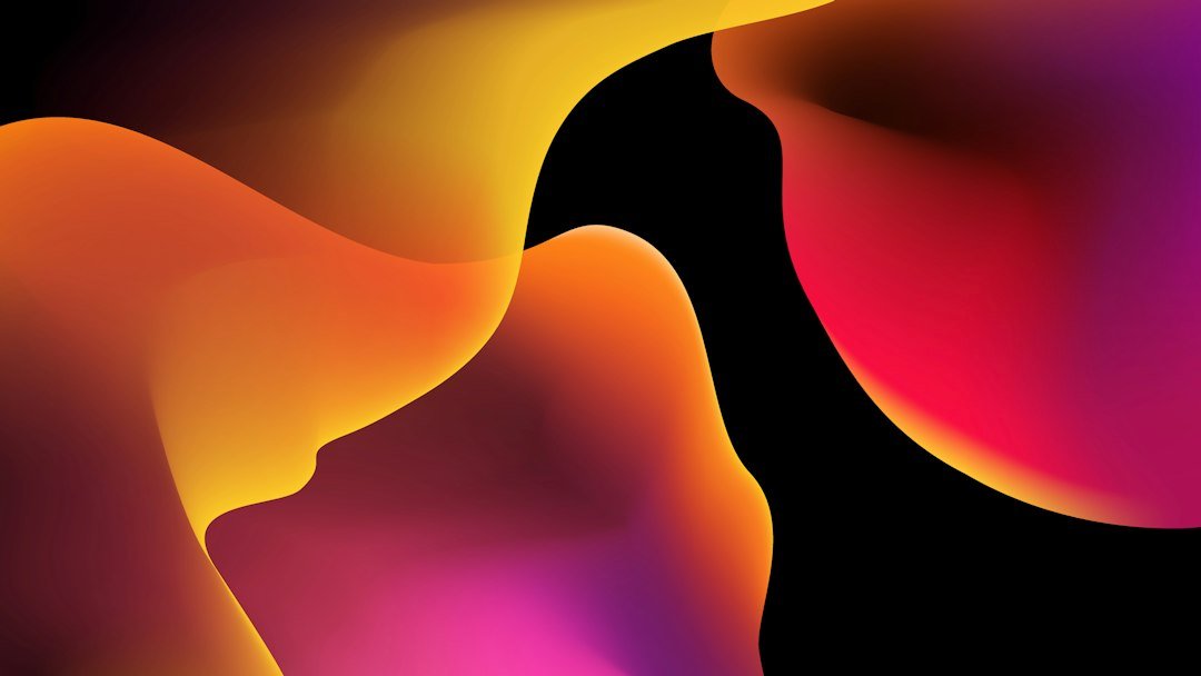 Colorful generative art pattern used to illustrate AI image generation tools