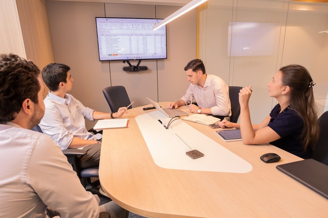Corporate boardroom conference table, representing the Automattic board meeting that led to a CEO leadership dispute