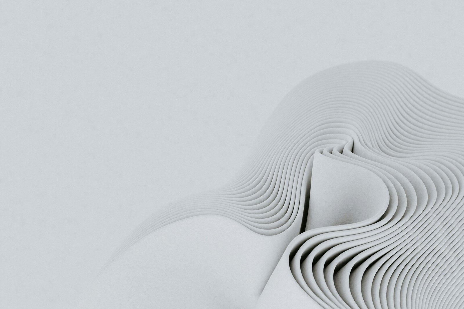 Abstract white minimal texture representing an empty search homepage