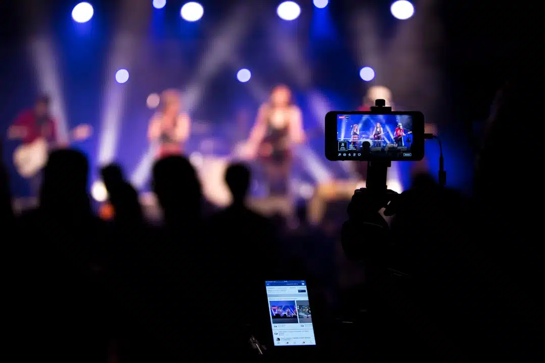 Close-up of a phone screen streaming video, representing short-form content on streaming apps
