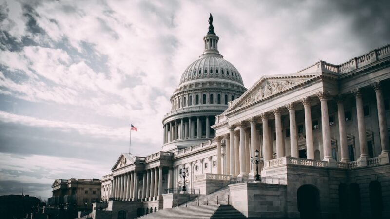 US Capitol building in Washington DC exterior view