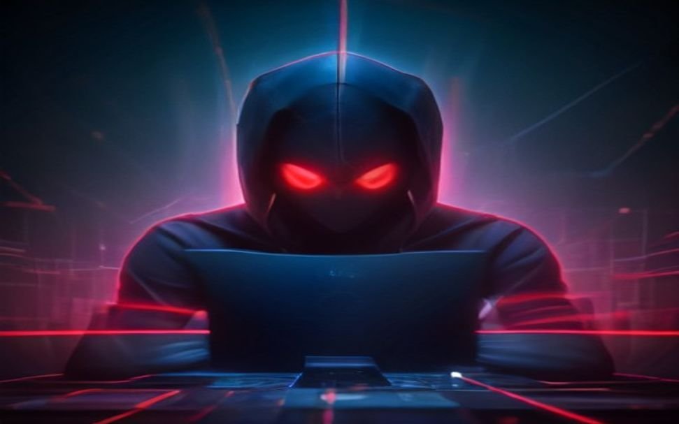 AI-powered cyber attack concept showing digital threat landscape in 2026