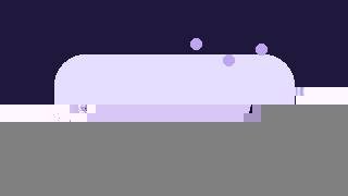 Abstract illustration of a large purple chat bubble with connected nodes, symbolizing an AI assistant network
