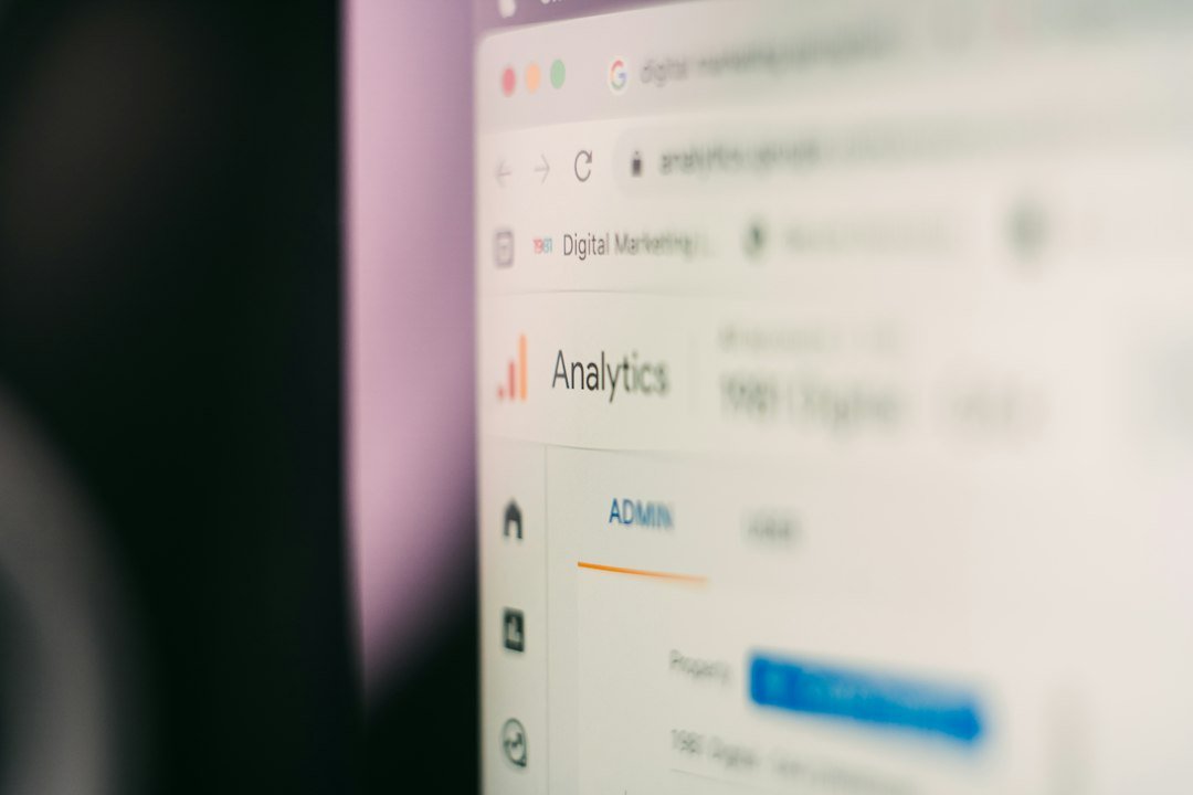 A digital marketing analytics dashboard showing search and advertising data