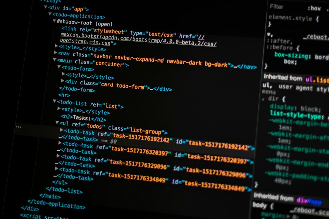 A monitor displaying programming code, representing the Codex output OpenAI will now watermark