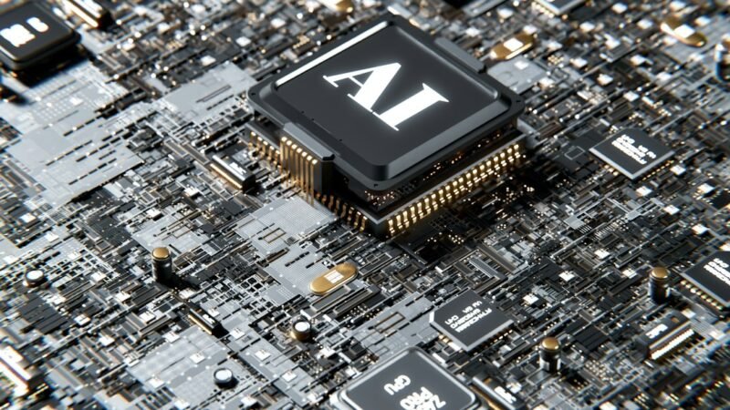 3D render of AI processors representing Google's new Gemini 4 Argon model