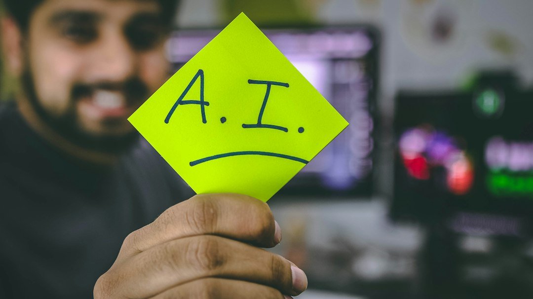 Abstract illustration representing an AI assistant interface
