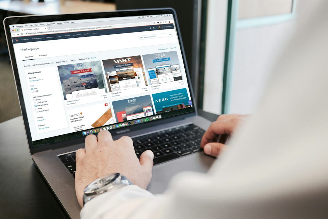 Person using a laptop representing a browser-based AI shopping agent