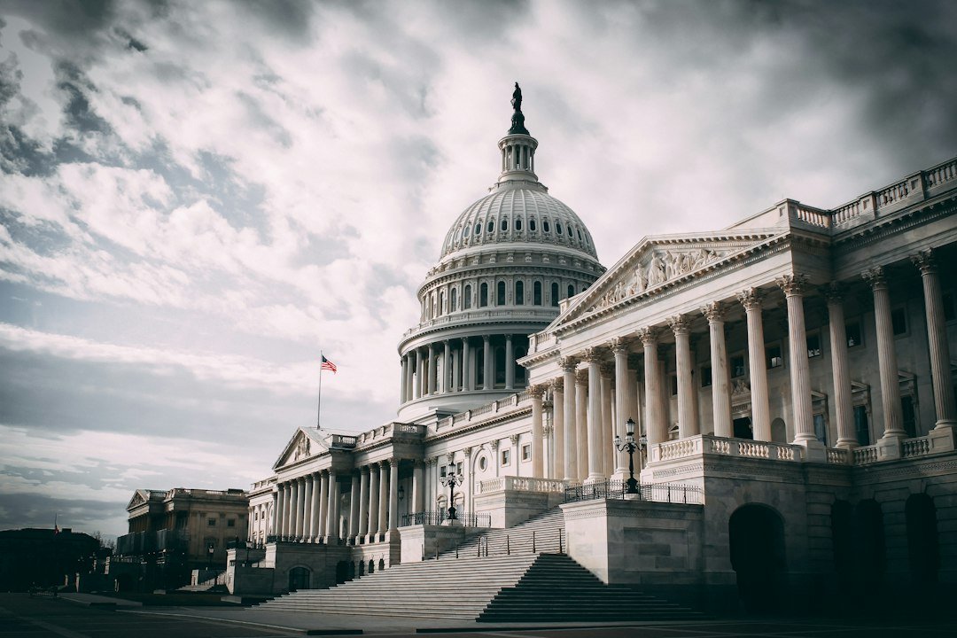 The United States Capitol building in Washington DC