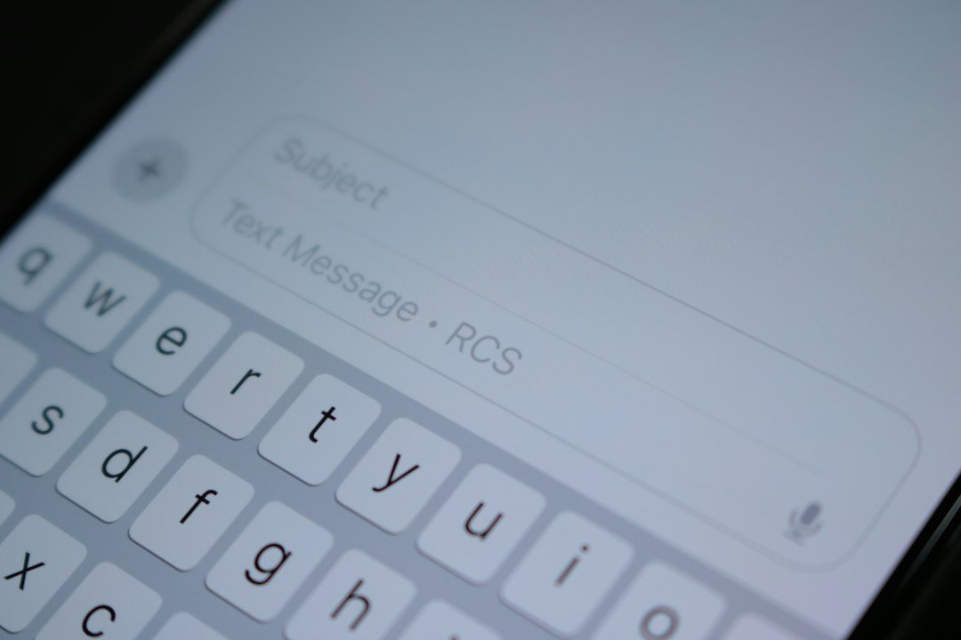 Close-up of a phone keyboard ready to send a message, illustrating what TTM means in text