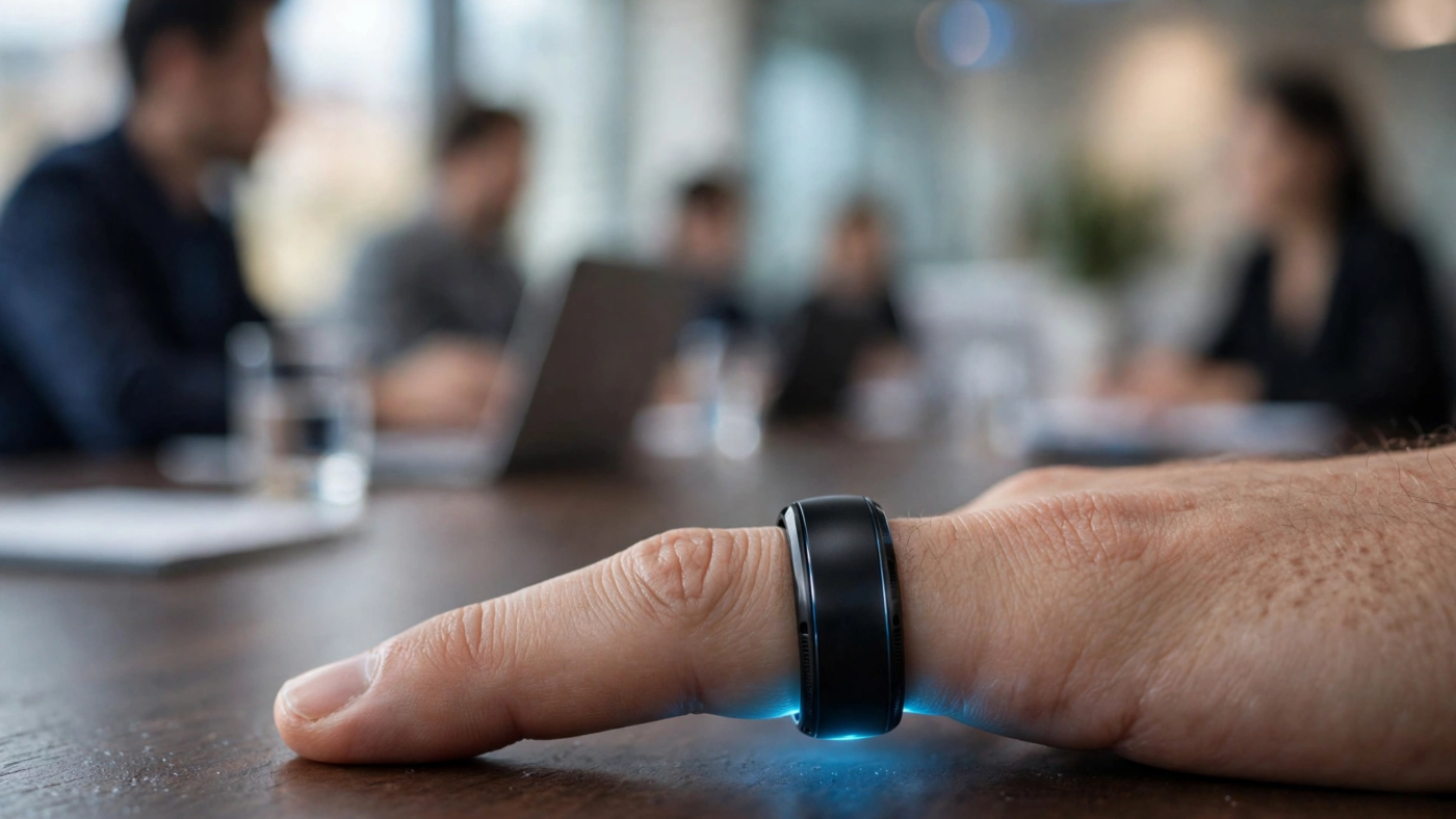 The Vocci Ring Wants to Replace Your Meeting Notes With a $299 Piece of Jewelry