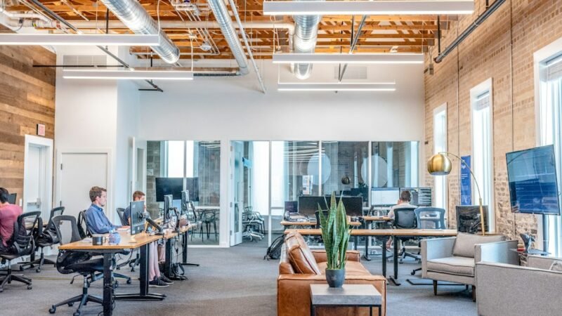 Modern corporate office building representing Microsoft's workforce reduction