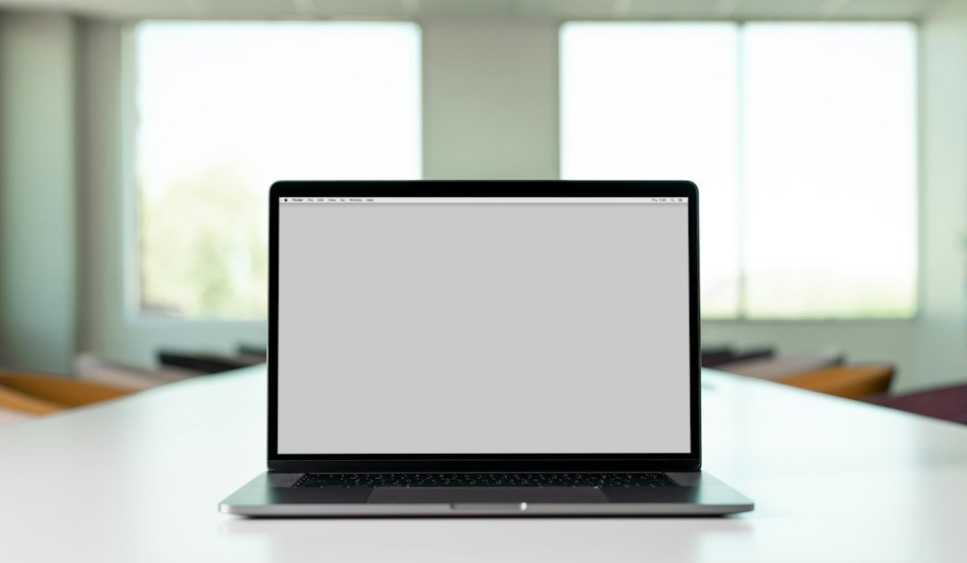 Laptop screen displaying an online advertising dashboard