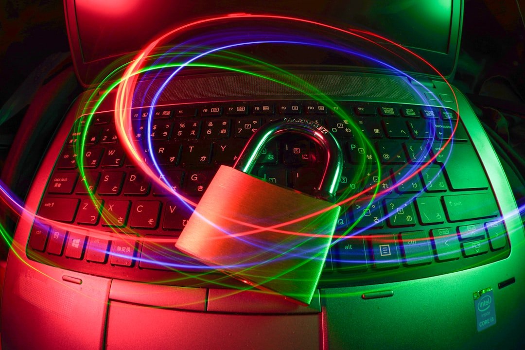 Abstract cybersecurity image representing a software patch